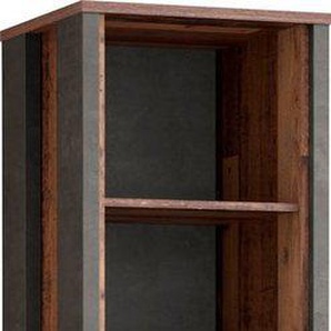 FORTE Aktenregal Clif, Bücherregal im Industriestil, Höhe 220,7 cm