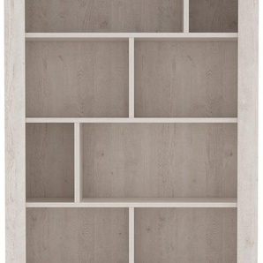 FORTE Aktenregal Duro, Höhe 212 cm, Bücherregal im Landhausstil
