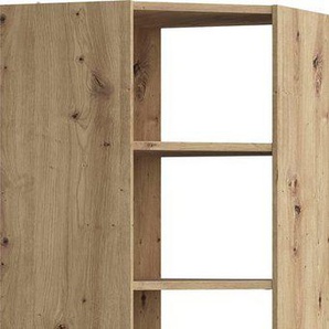 FORTE Eckregal Candlekeep, im modernen Design, Eckregal, Höhe 220 cm