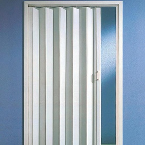 FORTE Falttür Türen Gr. 200 cm, 119 cm, Türanschlag wechselbar, weiß Falttüren