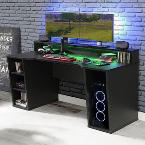 FORTE Gamingtisch Tezaur, wahlweise mit RGB-Beleuchtung
