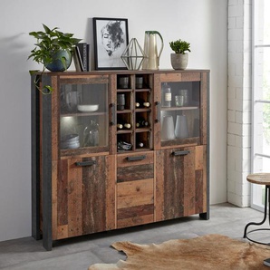 FORTE Highboard Clif, Breite 151 cm