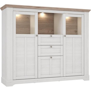 FORTE Highboard Iloppa, Höhe ca. 136 cm
