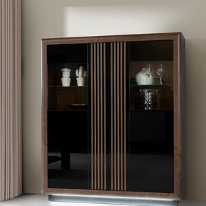FORTE Highboard Savona, Höhe 161 cm, inkl. Sockelbeleuchtung