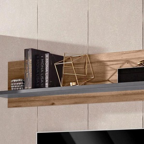 FORTE Wandboard Como, Wandregal, zweifarbig,klare Linien, einfache Montage