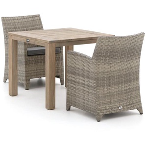 Forza Barolo/ROUGH-S 90 cm Gartenmöbel-Set 3-teilig