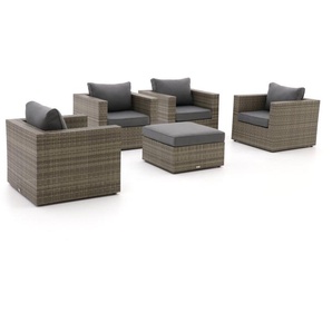 Forza Barolo Sessel Lounge-Set 5-teilig