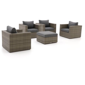 Forza Barolo Sessel Lounge-Set 5-teilig