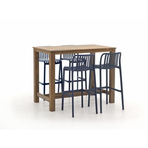 Forza Cali/ROUGH-X 135 cm Gartenbar-Set 5-teilig stapelbar