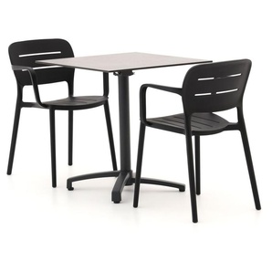 Forza Pazzia/Canzo 70 cm Gartenmöbel-Set 3-teilig stapelbar