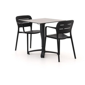 Forza Pazzia/Canzo 70 cm Gartenmöbel-Set 3-teilig verstelbar