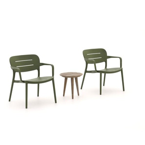 Forza Pazzia/ROUGH-K Balkonmöbel-Set 3-teilig