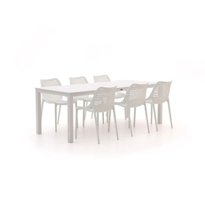 Forza Ripi/Menzano 220 cm Gartenmöbel-Set 7-teilig stapelbar
