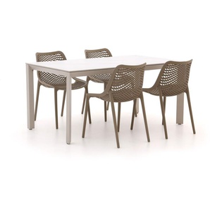 Forza Ripi/Sestino 160 cm Gartenmöbel-Set 5-teilig stapelbar