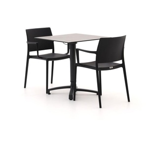 Forza Sile/Canzo 70 cm Gartenmöbel-Set 3-teilig verstelbar