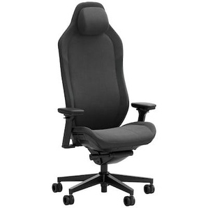 Fractal Refine Gaming Chair Fabric Dark/ Schwarz | Synchro-Tilt Mechanismus, Rückenlehne mit integrierter Lordosenstütze FD-CH-RE1F-01