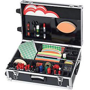 Franken Trainer Moderationskoffer 54 x 18 cm Aluminium Silber 3156 Stück UMKR