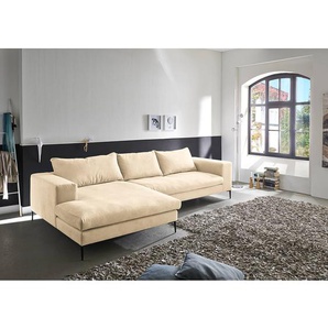 Fredriks Ecksofa Streaky Bay Hellbeige Microfaser 325x88x170 cm