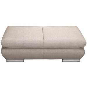 Fredriks Hocker Masca Beige Strukturstoff 140x42x70 cm (BxHxT) Modern