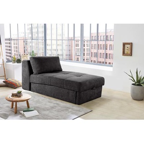 Fredriks Recamiere Teapa schwarz 92% Polyester/8% Nylon 93x78x167 cm (BxHxT)