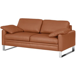 Sofa II 2-Sitzer Echtleder Braun/Cognac Echtleder Maer 172 x 80 x 90cm Modern