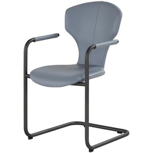 Freischwinger - grau - Materialmix - 52 cm - 92 cm - 61 cm | Möbel Kraft