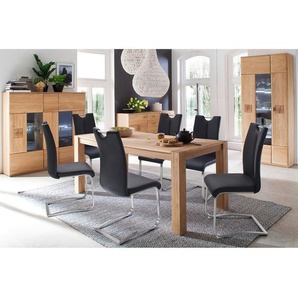 Freischwinger Anamela I 2er-Set 45 x 102 x 58cm Schwarz/Schwarz
