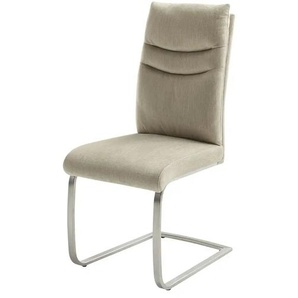 Freischwinger - creme - Materialmix - 46 cm - 105 cm - cm 62,0 | Möbel Kraft