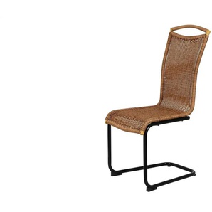 Freischwinger - holzfarben - Materialmix - 42,5 cm - 104 cm - cm 60,0 | Möbel Kraft