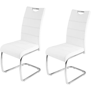 Freischwinger La Paz 43 x 98 x 59cm 2er Set Weiß/Weiß