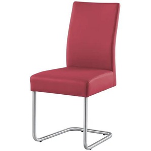 Freischwinger Lance - rot - Materialmix - 48 cm - 99 cm - cm 69,0 | Möbel Kraft
