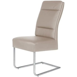 Freischwinger Laro - beige - Materialmix - 47 cm - 99 cm - cm 66,0 | Möbel Kraft