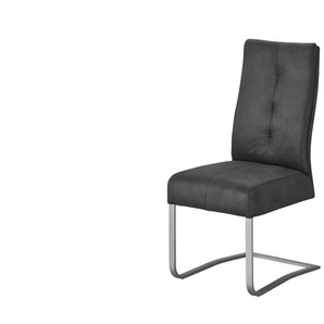 Freischwinger mit Griff - grau - Materialmix - 45 cm - 102 cm - cm 63,0 | Möbel Kraft