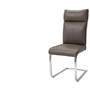 Freischwinger mit Griff Ragnar ¦ braun ¦ Maße (cm): B: 46 H: 106 T: 62.0