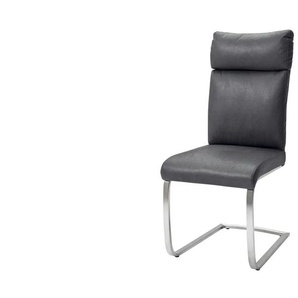 Freischwinger mit Griff Ragnar ¦ grau ¦ Maße (cm): B: 46 H: 106 T: 62.0