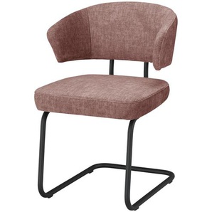 Freischwinger - rosa/pink - Materialmix - 55 cm - 79 cm - 60 cm | Möbel Kraft