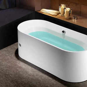 Freistehende Badewanne - 222 L - 170 x 75 x 58 cm - Weiß - KATOUCHA
