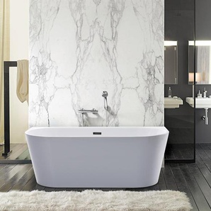 Freistehende Badewanne - 255L - 180 x 75 x 58 cm - Acryl - Weiß - DIVINA