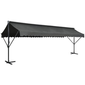 Freistehende Markise 600x300 cm Anthrazit
