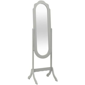 Freistehender Spiegel Grau 46x48x164 cm