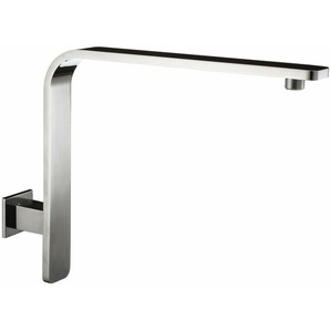 Freitragender quadratischer Messingduscharm Damast Lybra q 12616 Chrom