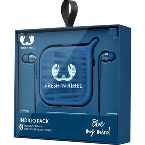 Fresh n Rebel Gift Pack Rockbox Pebble + Vibe (Indigo)