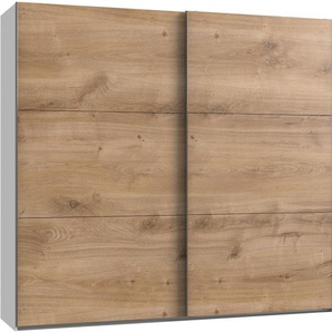 Schwebetürenschrank FRESH TO GO Level Schränke Gr. B/H/T: 200 cm x 216 cm x 65 cm, 2 St., weiß (weiß, plankeneichefarben) Schranksysteme und Schrankserien
