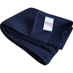Duschtuch FREUNDIN HOME COLLECTION Freundin Home Duschtuch Handtücher Gr. B/L: 67 cm x 140 cm (1 St.), blau (jeansblau) Badetücher Handtücher mit geflochtener Kordel zum Aufhängen