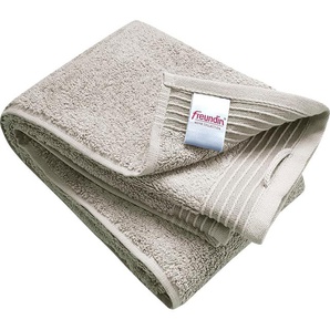 Duschtuch FREUNDIN HOME COLLECTION Freundin Home Duschtuch Handtücher Gr. B/L: 67 cm x 140 cm (1 St.), braun Badetücher Handtücher mit geflochtener Kordel zum Aufhängen