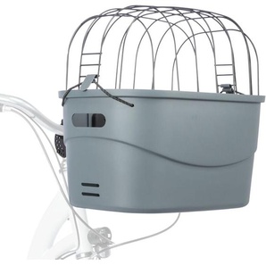 Trixie - Front-Fahrradkorb grau 42 × 39 × 30 cm