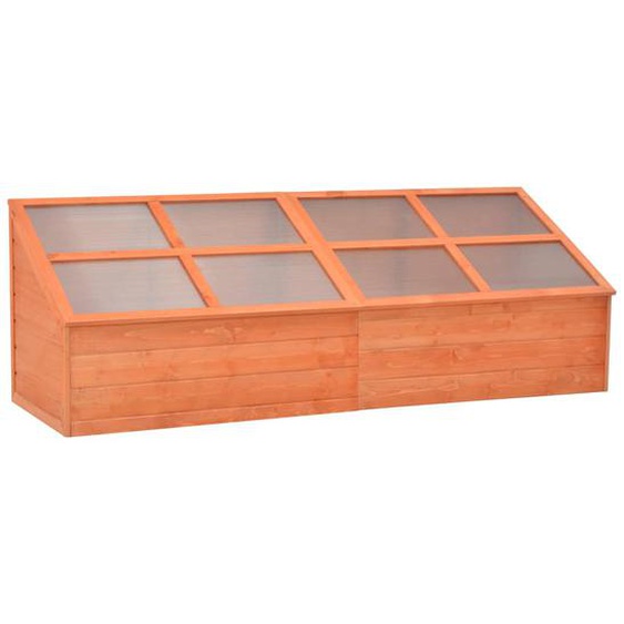 Frühbeet Holz 180x57x62 cm