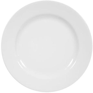 Frühstücksteller Rondo Liane in weiß, 20 cm