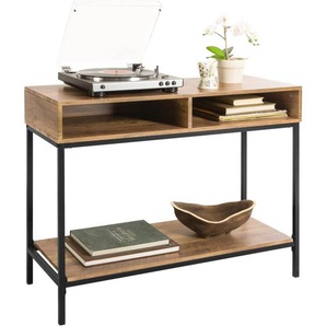 FSB41-F Konsolentisch Flurtisch Sideboard schmaler Beistelltisch Sofatisch Dekotisch bht ca: 100x80x40cm - Sobuy