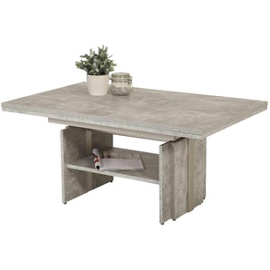 Funktionscouchtisch  Pantelleria ¦ grau ¦ Maße (cm): B: 68 H: 69 T: 68.0